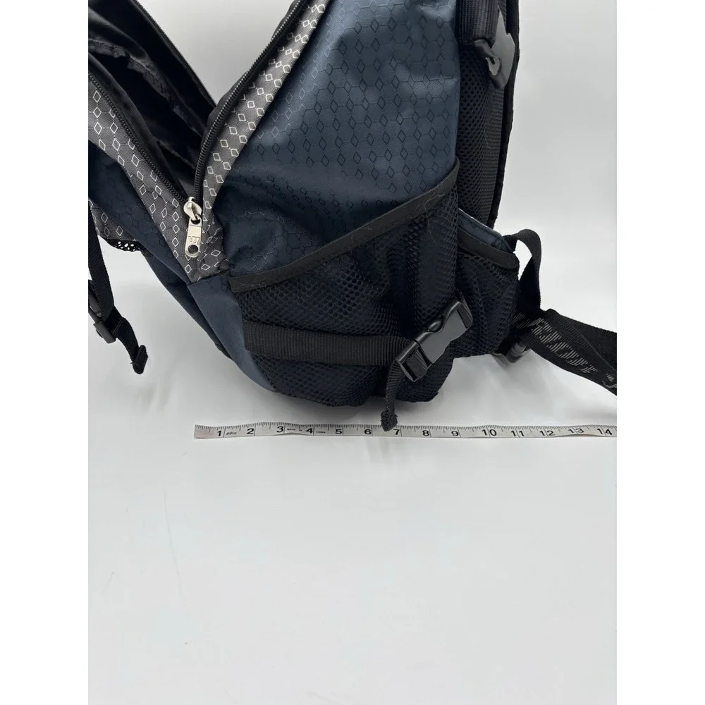 Warrior Lacrosse Gear Backpack Equipment Bag Navy Gray Helmet Stick Storage